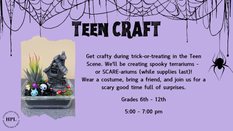 spooky terrarium craft