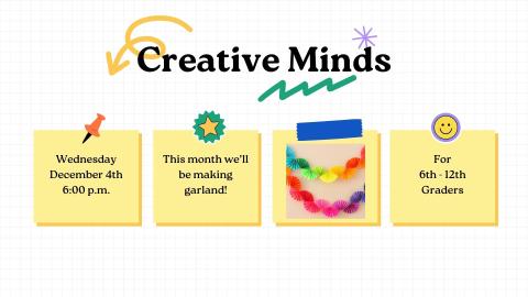 Creative Minds Garland