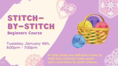 Stitch by stich beginners date & time