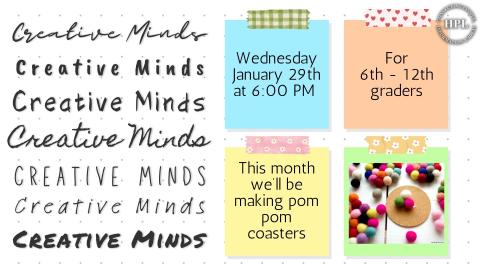 Creative Minds Pom Pom Coasters