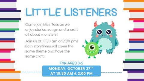 Little Listeners Oct 27 