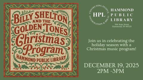 Billy Shelton & The Golden Tones Christmas Program