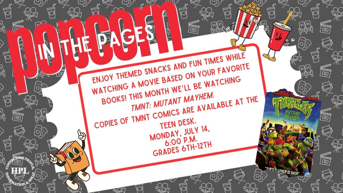 Popcorn in the Pages July 14 2025