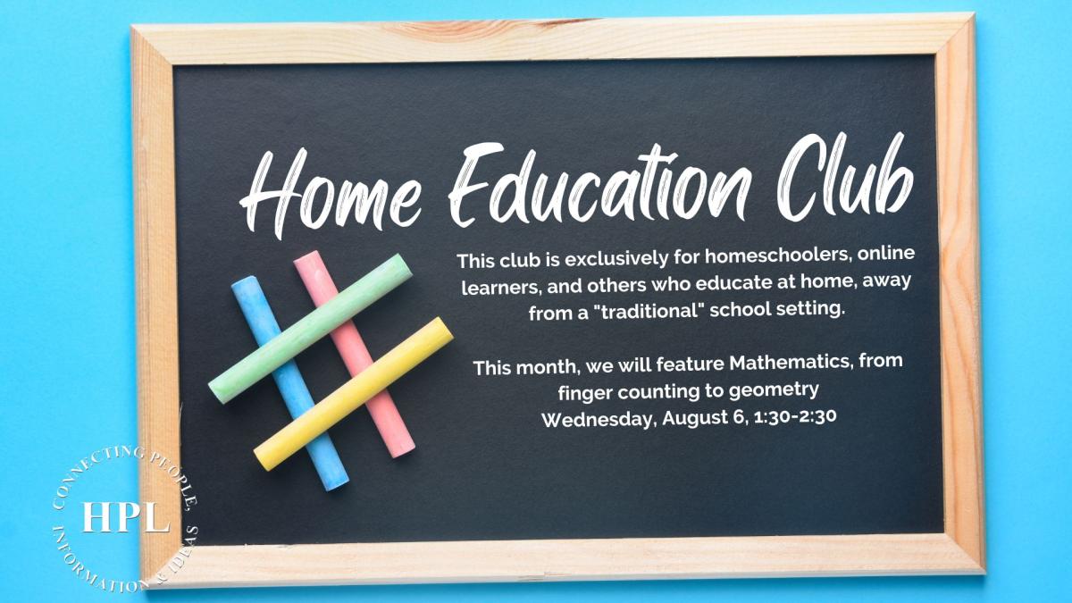 Home Education Club 8/6/25