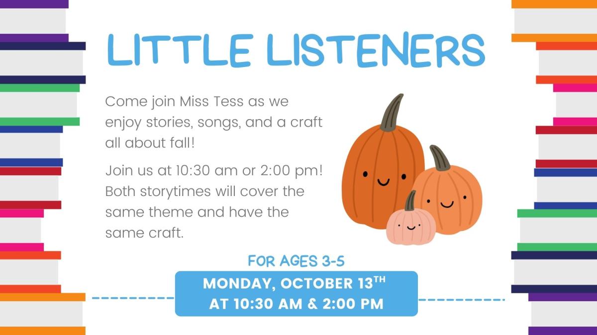 Little Listeners Oct 13 