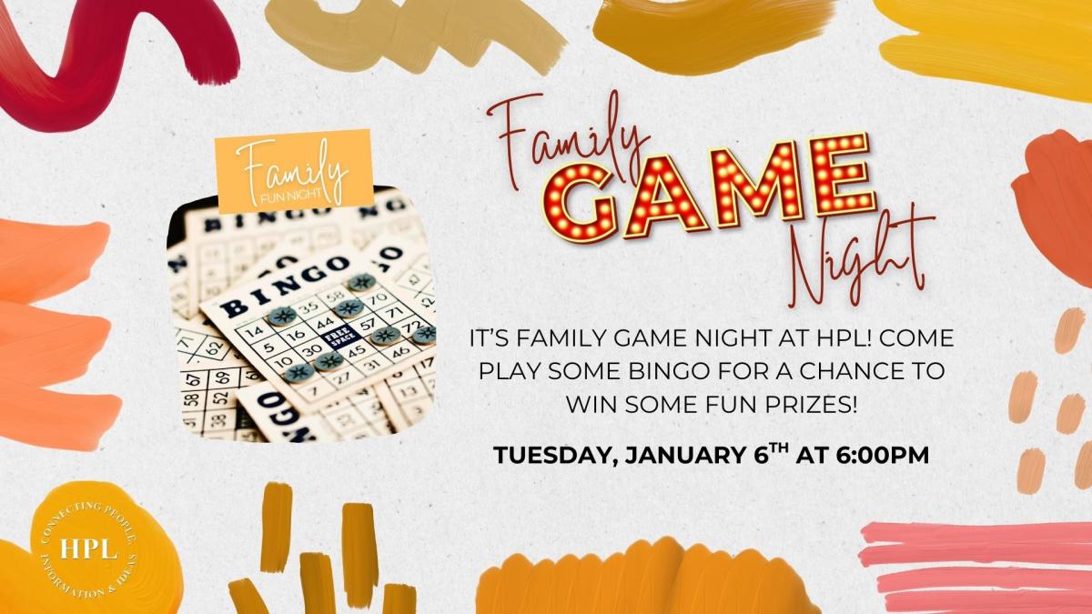 Family Fun Night Bingo